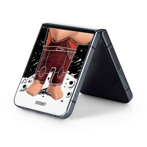 Disney Wreck-it Ralph And Vanellope Space Sketch Galaxy Z Flip5 5G Skin